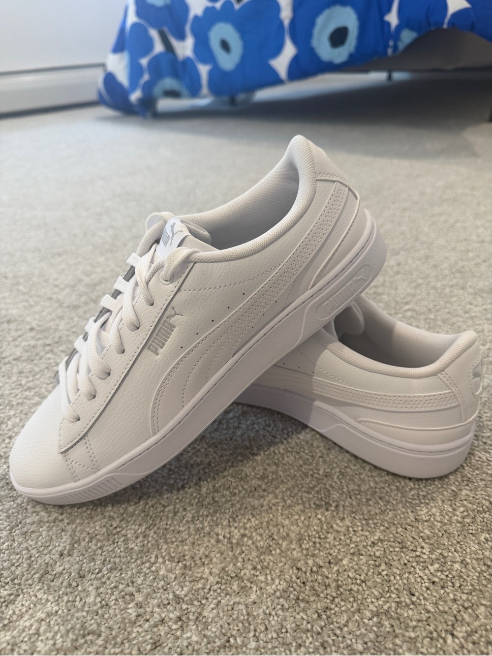Puma White Sneakers - Women's, 11